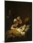 The Little Sleeping Brother-Johan Georg Meyer-Mounted Giclee Print