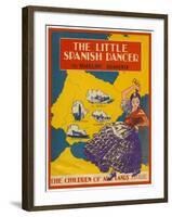 The Little Spanish Dancer-null-Framed Art Print