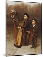 The Little Strollers, 1874-John George Brown-Mounted Giclee Print