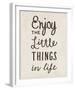 The Little Things-Clara Wells-Framed Giclee Print