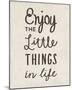 The Little Things-Clara Wells-Mounted Giclee Print