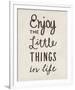 The Little Things-Clara Wells-Framed Giclee Print