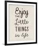 The Little Things-Clara Wells-Framed Giclee Print