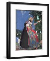 The Little Tongue of Columbine, 1913-Konstantin Andreevic Somov-Framed Giclee Print