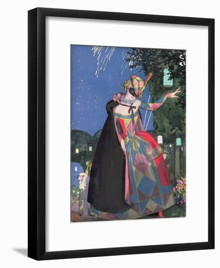 The Little Tongue of Columbine, 1913-Konstantin Andreevic Somov-Framed Giclee Print