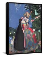 The Little Tongue of Columbine, 1913-Konstantin Andreevic Somov-Framed Stretched Canvas
