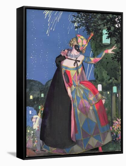 The Little Tongue of Columbine, 1913-Konstantin Andreevic Somov-Framed Stretched Canvas