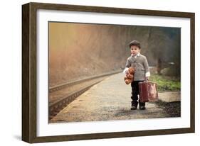 The Little Traveler-Tatyana Tomsickova-Framed Photographic Print