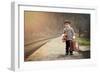 The Little Traveler-Tatyana Tomsickova-Framed Photographic Print