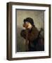 The Little Violinist Sleeping, 1883-Ernest Antoine Hebert-Framed Giclee Print