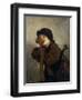 The Little Violinist Sleeping, 1883-Ernest Antoine Hebert-Framed Giclee Print