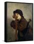 The Little Violinist Sleeping, 1883-Ernest Antoine Hebert-Framed Stretched Canvas