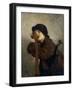 The Little Violinist Sleeping, 1883-Ernest Antoine Hebert-Framed Giclee Print