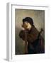 The Little Violinist Sleeping, 1883-Ernest Antoine Hebert-Framed Giclee Print