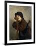 The Little Violinist Sleeping, 1883-Ernest Antoine Hebert-Framed Giclee Print