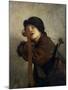 The Little Violinist Sleeping, 1883-Ernest Antoine Hebert-Mounted Giclee Print