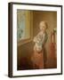 The Little Violinist-Nicolas-bernard Lepicie-Framed Giclee Print