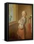 The Little Violinist-Nicolas-bernard Lepicie-Framed Stretched Canvas