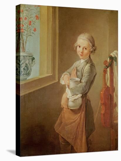 The Little Violinist-Nicolas-bernard Lepicie-Stretched Canvas