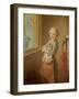 The Little Violinist-Nicolas-bernard Lepicie-Framed Giclee Print