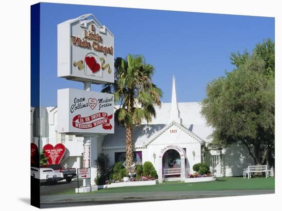 The Little White Chapel, Las Vegas, Nevada, USA-Fraser Hall-Stretched Canvas