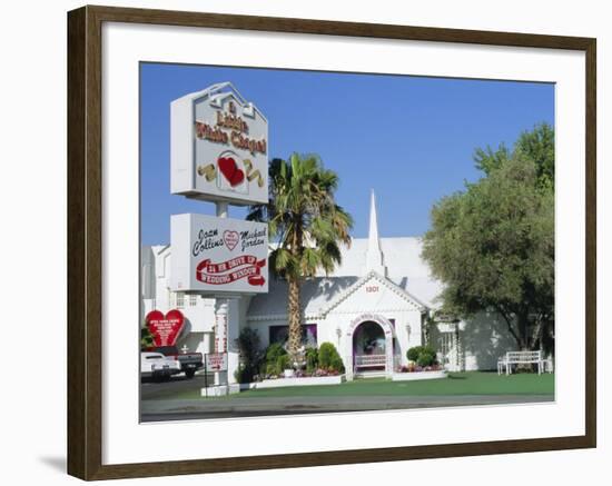 The Little White Chapel, Las Vegas, Nevada, USA-Fraser Hall-Framed Photographic Print