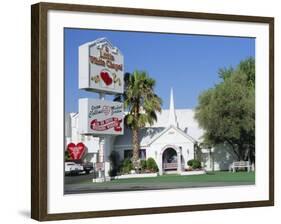 The Little White Chapel, Las Vegas, Nevada, USA-Fraser Hall-Framed Photographic Print