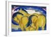 The Little Yellow Horses, 1912-Franz Marc-Framed Giclee Print