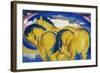 The Little Yellow Horses, 1912-Franz Marc-Framed Giclee Print