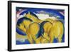 The Little Yellow Horses, 1912-Franz Marc-Framed Giclee Print