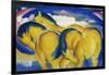 The Little Yellow Horses, 1912-Franz Marc-Framed Giclee Print