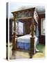 The Littlecote Bedstead, 1910-Edwin Foley-Stretched Canvas