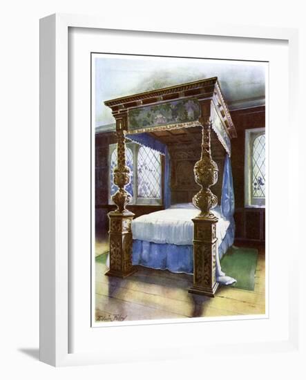 The Littlecote Bedstead, 1910-Edwin Foley-Framed Giclee Print