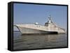 The Littoral Combat Ship Independence Underway During Builder's Trials in the Gulf of Mexico-null-Framed Stretched Canvas