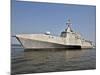 The Littoral Combat Ship Independence Underway During Builder's Trials in the Gulf of Mexico-null-Mounted Photographic Print