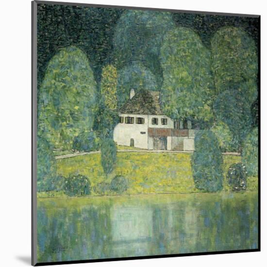 The Litzlbergkeller on the Attersee-Gustav Klimt-Mounted Giclee Print