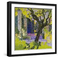 The Lively Village; Le Village Anime, C.1923-Gustave Loiseau-Framed Giclee Print