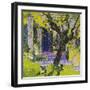 The Lively Village; Le Village Anime, C.1923-Gustave Loiseau-Framed Giclee Print