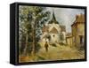 The Lively Village-Gustave Loiseau-Framed Stretched Canvas