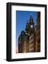 The Liver Building at night, Water Street, Liverpool-Alan Novelli-Framed Photographic Print