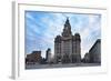 The Liver Buildings, Liverpool, Merseyside, England-null-Framed Photographic Print