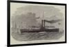 The Liverpool and Birkenhead New Ferry-Steamer, Cheshire-null-Framed Giclee Print