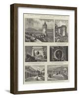 The Liverpool Corporation Waterworks, Lake Vyrnwy, Montgomeryshire, North Wales-William 'Crimea' Simpson-Framed Giclee Print