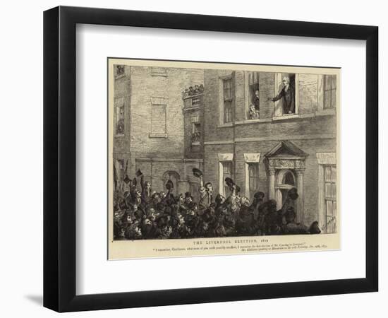 The Liverpool Election, 1812-Godefroy Durand-Framed Giclee Print