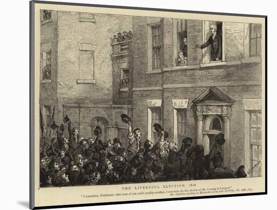 The Liverpool Election, 1812-Godefroy Durand-Mounted Giclee Print