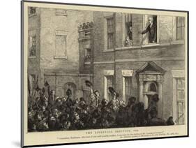 The Liverpool Election, 1812-Godefroy Durand-Mounted Giclee Print