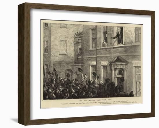 The Liverpool Election, 1812-Godefroy Durand-Framed Giclee Print