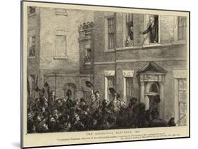 The Liverpool Election, 1812-Godefroy Durand-Mounted Giclee Print