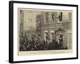 The Liverpool Election, 1812-Godefroy Durand-Framed Giclee Print