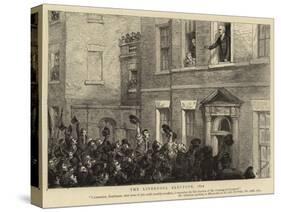 The Liverpool Election, 1812-Godefroy Durand-Stretched Canvas